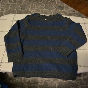 Epic Threads 2T blue gray stripe flannel long sleeve